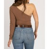 Women's SPAGHETTI STRAP CUTOUT BODYSUIT - Fascination - 4 of 4