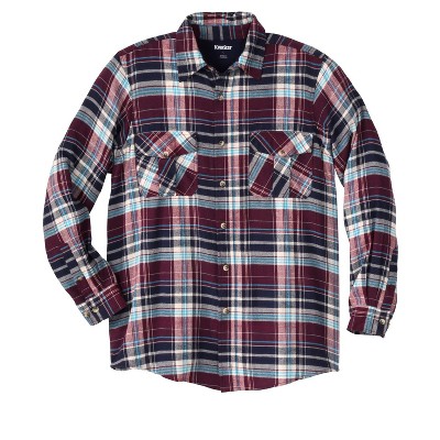 KingSize Signature Plaid Flannel Shirt