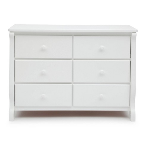 Delta children on sale white dresser