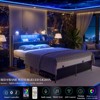 Aheaplus Bed Frame with LED Light and Charging Station - 4 of 4