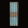 Northlight 12" Sea Foam Blue Traditional Cylindrical Taper Candle Box - 2 of 3