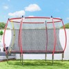 Resenkos 4.6-Ft Mini Children's Trampoline with Safety Net for Indoor/Outdoor - Orange Blue - 2 of 4