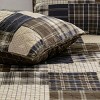 Sapphtopaz Bedding Comforter Set Cabin Plaid Patchwork Print Reversible Quilt Set 3 Piece 1 Quilt, 2 Pillow Shams - 2 of 4