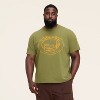 Adult Embroidered Graphic Short Sleeve Crewneck T-Shirt - Woolrich x Target Olive Green - 2 of 4