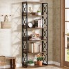 Tribesigns 5-Tier Bookshelf, 70-Inch Tall Etagere Bookcase, Floor Standing Book Shelf Display Storage Shelving Unit for Home Office - 2 of 4