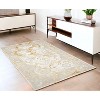 HomeRoots 4' X 6' Beige and Gold Abstract Area Rug - 2 of 4