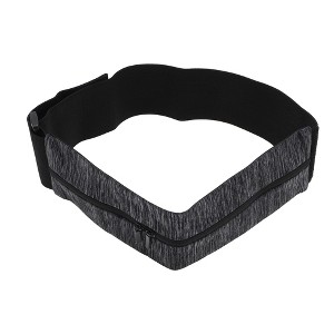Unique Bargains Portable Double Pocket Running Waist Pack 1 Pc - 1 of 4