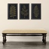 Martha Stewart (Set of 3) 16.75"x26.75" Gilded Nature Gold Metallic Leaf Panel Framed Graphic Wall Decor Set - 2 of 4