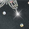 Collections Etc Decorative Sparkling Rhinestone Butterfly Baseball Cap - 4 of 4