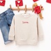 The Juniper Shop Embroidered Love Typewriter Youth Ultra-Soft Graphic Sweatshirt - 2 of 3
