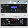Pyle Home PDA5BU High Performance Powerful 200 Watt AM/FM Radio AUX/USB Input CD/DVD Player Wireless Bluetooth Home Stereo Amplifier System - 2 of 4
