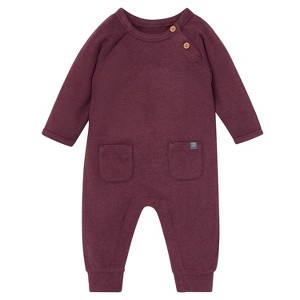 Modern Moments™ by Gerber Baby Boys' Raglan Sleeve & Long Leg Romper - 1 of 4