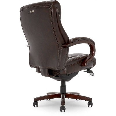 Brown Leather High Back Swivel Executive Office Chair
