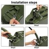 DOMETOUR 20L Metal Jerry Can with Spout ¨C Durable Gasoline Fuel Container for Camping, Emergency, and Outdoor Adventures Red - 2 of 4