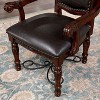 CAVINAS 23" Chateau De Ville Dining Chairs,Set of 2,Luxury Upholstery Chairs with/without Armrest,Formal Dining Room Chairs - 3 of 4