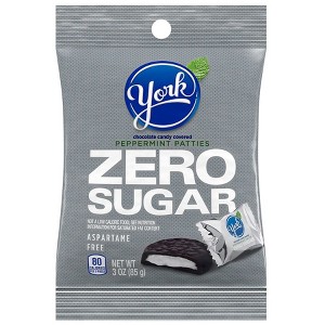 York Peppermint Patties Dark Chocolate Sugar Free Candy Peppermint 3.0 oz - 1 of 3