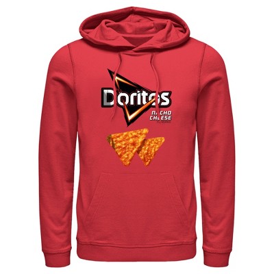 Men's Doritos Nacho Cheese Logo Pull Over Hoodie - Red - Small : Target