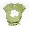 Simply Sage Market Grunge Clover Short Sleeve Tee - L - Light Green - 2 of 4