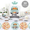 Big Dot of Happiness Happy Fall Truck - Harvest Pumpkin Party Decor and Confetti - Terrific Table Centerpiece Kit - Set of 30 - 2 of 4