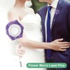 Unique Bargains Ribbon Alloy Multipurpose Use Durable Flower Lapel Pin 3.5 x 1.38 Inch  24 Pcs - 4 of 4