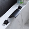 Sumerain Roman Tub Faucets  Deck Mount Oil Rubbed Bronze,Waterfall Tub Filler Faucet for High Flow - 3 of 4