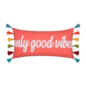 Veranda Only Good Vibes Decorative Pillow - Levtex Home - 1 of 3