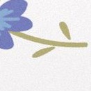floral light blue