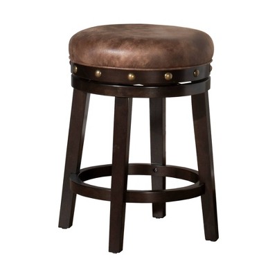 Benard Backless Counter Height Barstool Deep Smoke Brown - Hillsdale Furniture