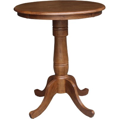 International Concepts 30" Round Top Pedestal Table - 35.1"Height