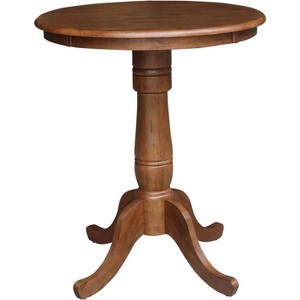 International Concepts 30" Round Top Pedestal Table - 35.1"Height - 1 of 4