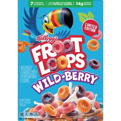 Kellogg's Froot Loops Wild Berry Breakfast Cereal - 8.6oz
