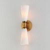 Maxim Lighting Krevat 2 - Light Wall Light in  Black/Natural Aged Brass - 3 of 4