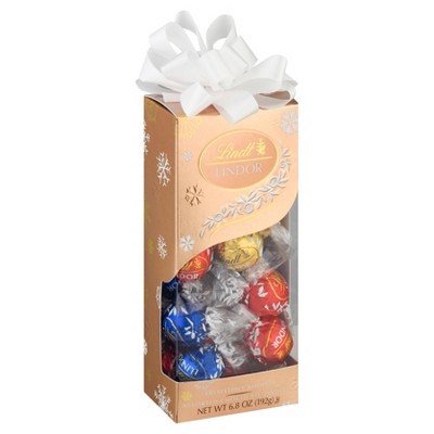 Lindor Holiday Traditions Assorted Chocolate Gift Box - 6.8oz