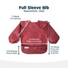 Tiny Twinkle Mess-Proof/Waterproof Long-Sleeve Baby Bib, Machine Washable Smock for Eating - 2 of 4