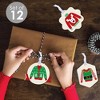 Big Dot of Happiness Ugly Sweater - Assorted Hanging Holiday and Christmas Party Favor Tags - Gift Tag Toppers - 12 Ct - 2 of 4