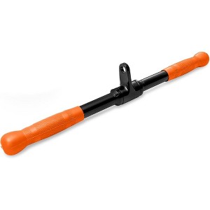 SQUATZ Tricep Straight Bar - Orange , Black - 1 of 4