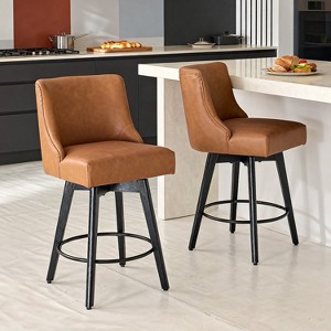 Vipbear 37-inch modern style high bar, rotatable, high-density foam pad, height suitable for 35-37 inch bars or kitchen islands - 1 of 4