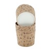 Unique Bargains Disposable Baking Cups Wood Pulp Paper PE Coating Reddish Brown Khaki 2.76"x2.17" 50 Pcs - 3 of 4