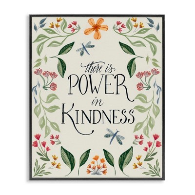 Stupell Industries Floral Power in Kindness, 11" x 14"