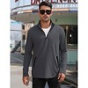 Men's Quarter - Zip Long - Sleeve Pullover, Stylish and Versatile Top for Casual and Active Wear - 2 of 4