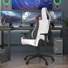 Ezra Adjustable Leg Rest Gaming Chair White - Mibasics : Target