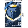 Trends International NBA Memphis Grizzlies - Maximalist Logo 23 Framed Wall Poster Prints - 3 of 4