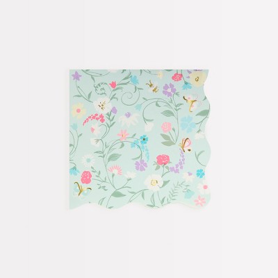 Ladurée Floral Small 3-Ply Paper Dinner Napkins