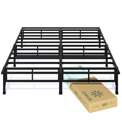 King 7" Compack Metal Bed Frame White - Zinus : Target