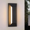LamQee Modern Outdoor Wall Light Exterior Lighting Fixtures, Black Outdoor Light Fixture, LED Outdoor Wall Sconce Lighting Outside Lights - 2 of 4