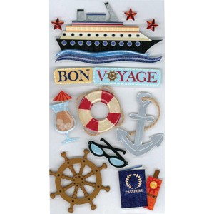 Jolee's Boutique Le Grande Dimensional Stickers - Bon Voyage, 11pcs - 1 of 1