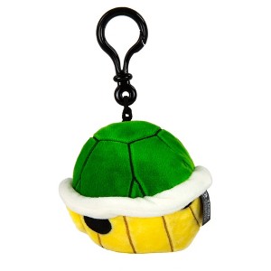 Club Mocchi Mocchi Nintendo Mario Kart Clip on Plush - Green Shell - 1 of 2