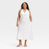 Women's Eyelet Maxi A-Line Dress - A New Day™ - 3 of 3