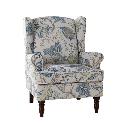 Umberto Traditional Accent Armchair With Turned Legs | artful living ...