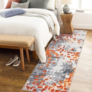 Modern Machine Washable Area Rug for Living Room  Bedroom  Indoor Abstract Rug Soft Non Shedding Low Pile Stain Resistant Carpet for Home Decor - 1 of 4